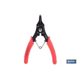 Alicates circulares intercambiables | Incluye 4 puntas multifuncionales diferentes | Longitud de los alicates: 256 mm