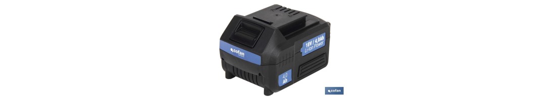 BATERÍAS RECARGABLES PARA HERRAMIENTAS