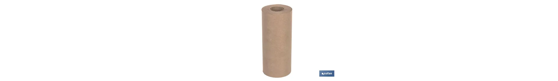 Rollo de papel Kraft para suelos | Color marrón | Medidas en 105 cm de ancho y 45 metros de largo
