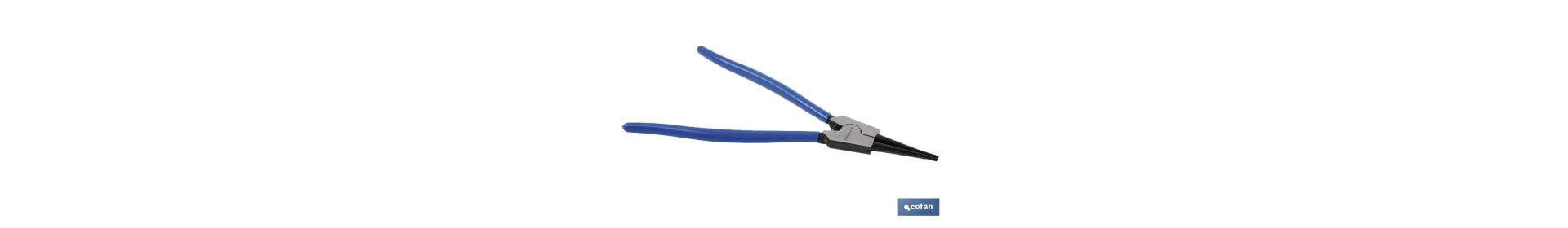 Alicates para arandelas con circlip exterior recto | Fabricados en acero de alta calidad | Medidas de los alicates: 300 mm