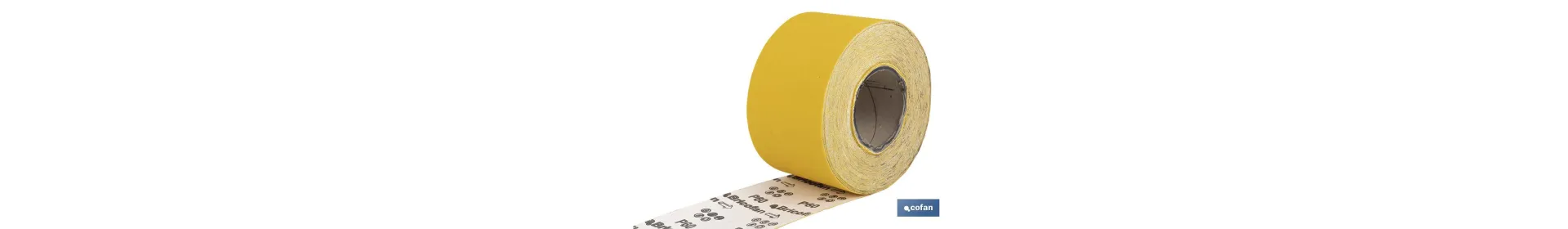 Rollo Lija Papel Amarillo