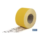 Rollo Lija Papel Amarillo