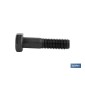Tornillo con cabeza hexagonal DIN-931 | Rosca parical 1/2 | Clase 12,9 negro | Métricas desde M-6 hasta M-16