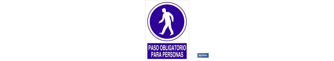 Paso obligatorio para personas