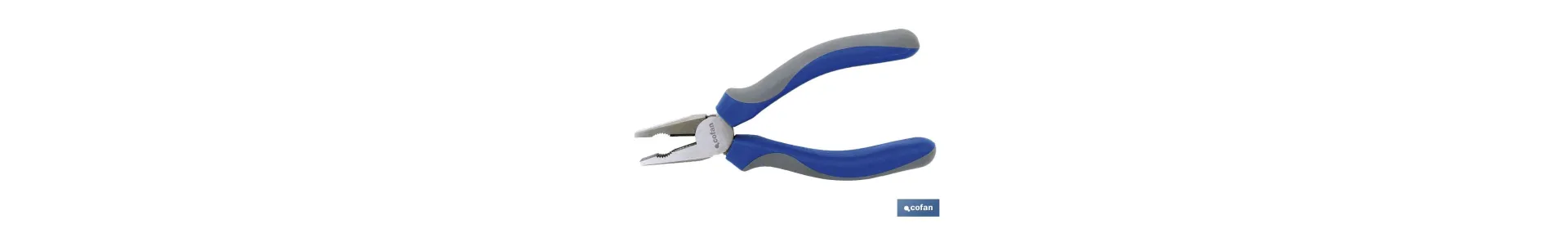 Alicate universal con muelle | Alicate para electricista con mango ergonómico | Medidas del alicate: 200 mm