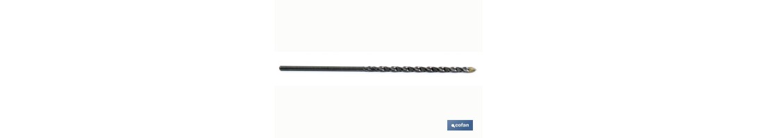 Brocas percutora para muros estándar extralarga