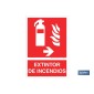 Extintor de incendios Pictograma + Texto