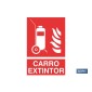 Carro Extintor Pictograma + Texto