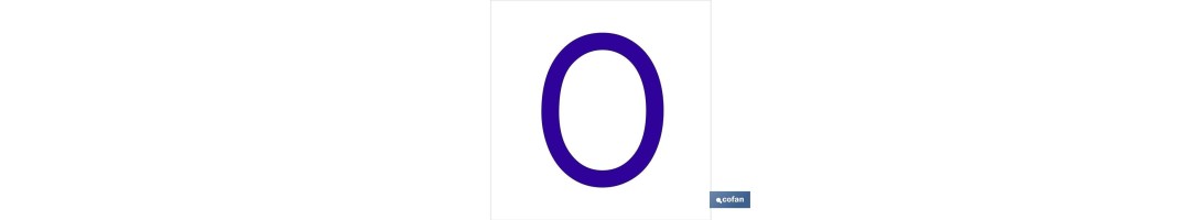 O Letra en glasspack