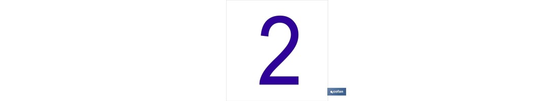 2 Número en glasspack