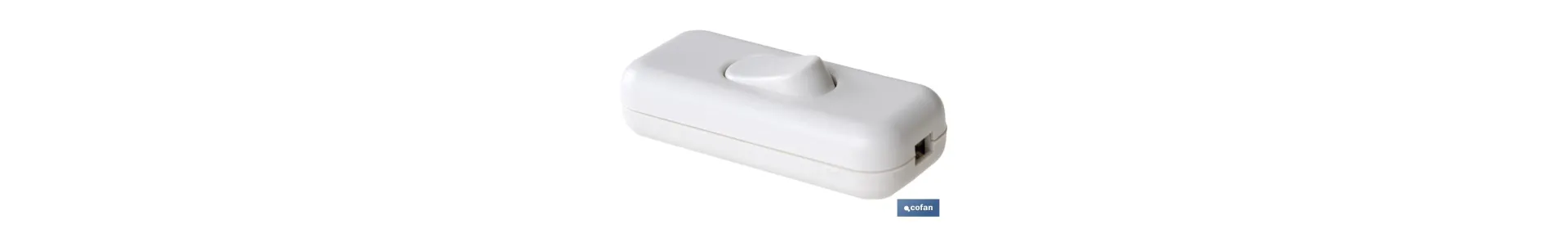 Interruptor aéreo de paso | Incluye tecla basculante | Color Blanco I 4 A 250 V