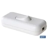 Interruptor aéreo de paso | Incluye tecla basculante | Color Blanco I 4 A 250 V