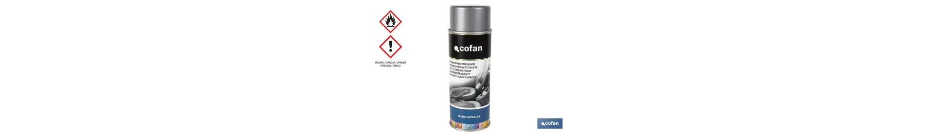 Espuma súper limpiadora en spray 400 ml | Perfumada para ambientar espacios | Previene de la aparición de moho y suciedad diari
