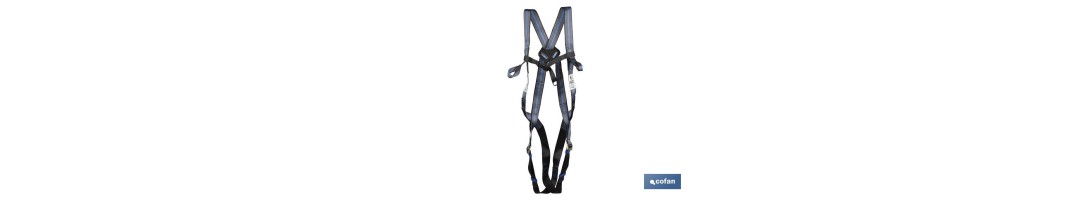 Arnés Anticaídas | 2 Puntos de Enganche | Talla Universal | Peso del Arnés: 0,79 kg