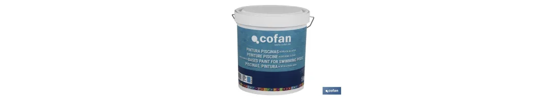 Pintura al agua para piscinas | Resistente a productos de limpieza | Previene la formación de algas