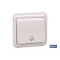 Pulsador de empotrar | Modelo Pacific | 10 A - 250 V | Color blanco