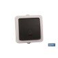 Pulsador Estanco IP54 | Para exteriores | 10 A - 250 V | Color gris