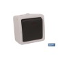 Interruptor - Conmutador Estanco IP44 | Para exteriores | 10A 250V | Color gris