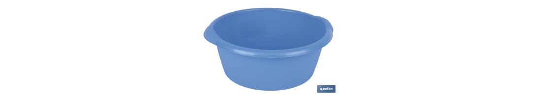 Barreño redondo multiusos | Diferentes colores y capacidades | Fabricado en Polipropileno