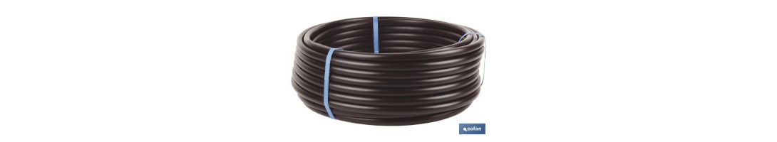 Tubo de riego por goteo (no incluye goteros) | Material resistente a la intemperie | Ideal para jardinería y agricultura