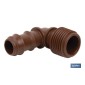 Conector en forma de Codo con Rosca Macho 3/4\\\"\\\"