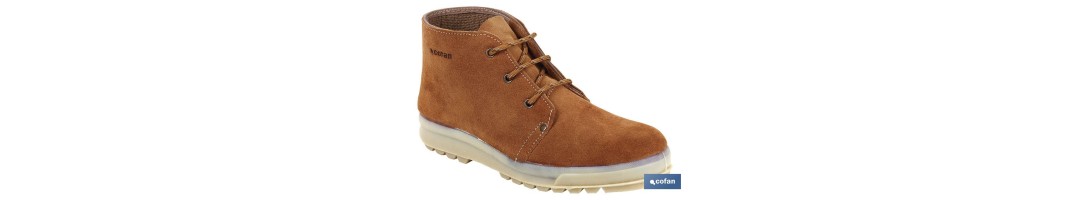 Bota Trekking | En Piel | Modelo Morella | Con Cordones | Color Camel | Suela Antideslizante