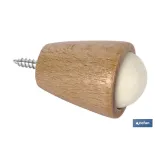 Tope puerta madera