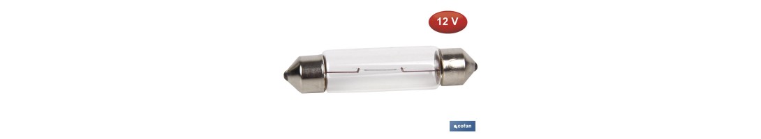 Lámpara plafonierC5W (11 x 44 mm) 12 V