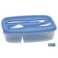 Fiambrera rectangular con cubiertos | Capacidad para 1,5 litros | Disponible en varios colores