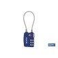 Candado Combinación Equipaje con Cable