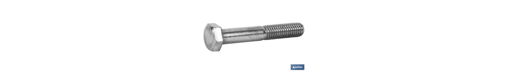 Tornillo hexagonal Din 931 | Rosca parcial | Calidad 10.9 zincado