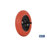Rueda impinchable de obra | Con varillas Ø 20 mm | Para pesos de 120 kg