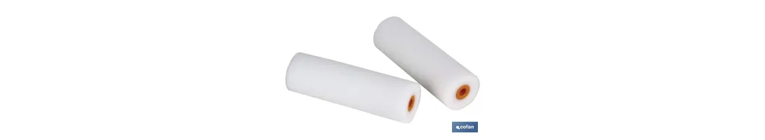 Pack de 2 Recambios | Para Mini rodillo | Multiusos | Longitud 60 o 110 mm | Diámetro 1,8 cm