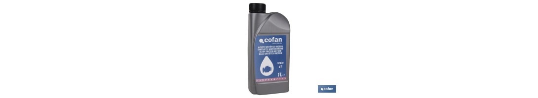 Aceite sintético motor 10W-40 plus 4 tiempos