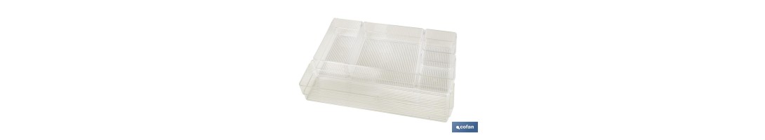 Set organizador de 6 piezas | Organizador multiusos| Ideal para organizar y almacenar