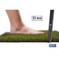 Césped Artificial de 35 mm para terraza y jardín | Modelo acolchado, confortable y resistente | Ideal para exteriores y piscina