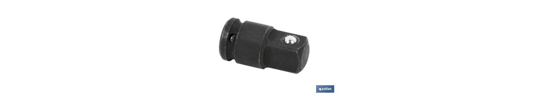 Adaptador de impacto 3/8 a 1/4| Con cuadradillo macho 1/4 y hembra de 3/8  | Fabricado especial para herramientas de impacto