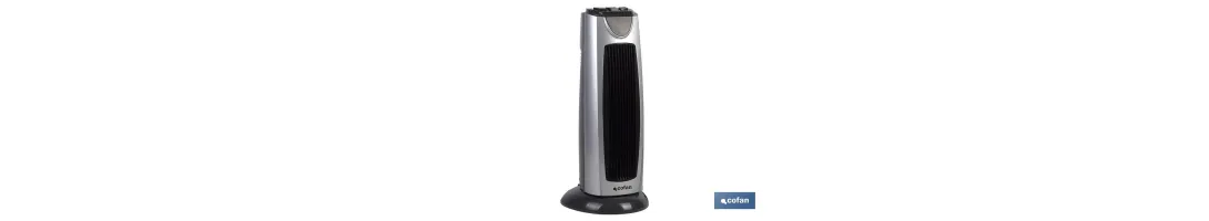 Termo ventilador Eléctrico | Modelo Varsovia | Doble Función de Calor 1000 - 2000 W | Calefactor Cerámico PTC