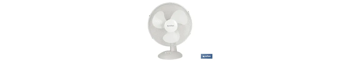 Ventilador Blanco Modelo Solano de 3 velocidades