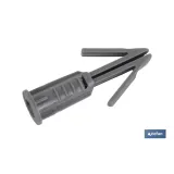 Taco flecha para placas de yeso | Medidas de Ø 6 x 10 mm y  Ø 6 x 17 mm