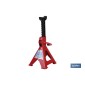 Caballete gato para taller en 2, 3 y 5 toneladas | Altura regulable | Fabricado en acero resistente al paso del tiempo