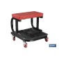 Asiento de trabajo con bandeja inferior | Con medidas en 395 x 390 x 140mm | Fabricada especialmente para trabajos en talleres