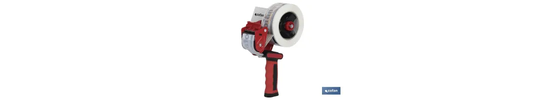 Precintadora de Cinta Adhesiva | Para cintas de hasta 50 mm de ancho | Mango bimaterial
