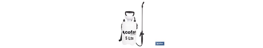 Pulverizador de Presión Manual | Capacidad para 5 litros | Sector Agrícola