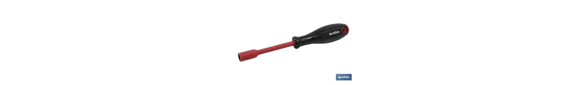 Destornillador 1000 V Aislado | Con punta de vaso hexagonal | SW 4 - 13 mm