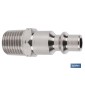Conector de aire rosca macho 1/2 | Acoplador rosca macho BSP 1/2” para instalaciones neumáticas