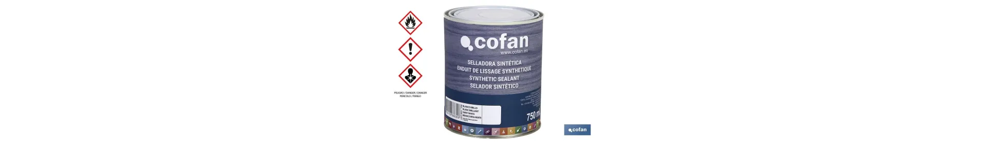 Selladora Sintética | Fabricada en color blanco | Tamaño del envase 750 ml