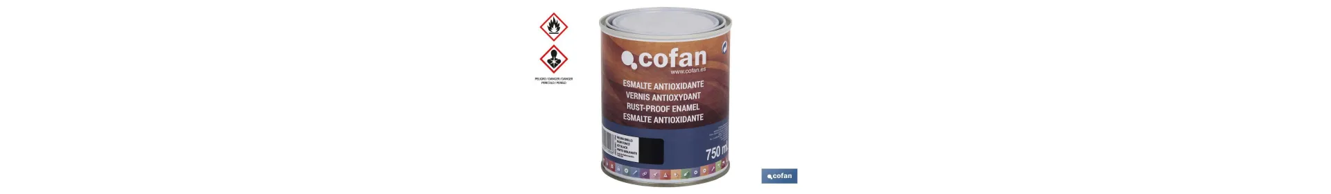 Esmalte Antioxidante | Varios Colores | Tamaño del envase 750 ml