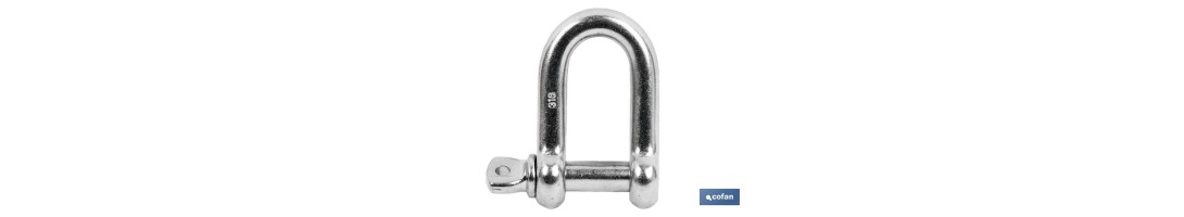 Grillete Recto Galvanizado