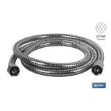 Flexo de Ducha | Inoxidable | Extensible | Longitud 1,5 | Rosca 1/2 Universal | Racores de Latón